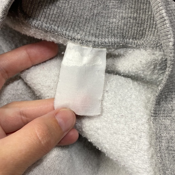 Vintage Champion Eco Grey Crewneck Sweatshirt Size Large - Picture 6 of 9